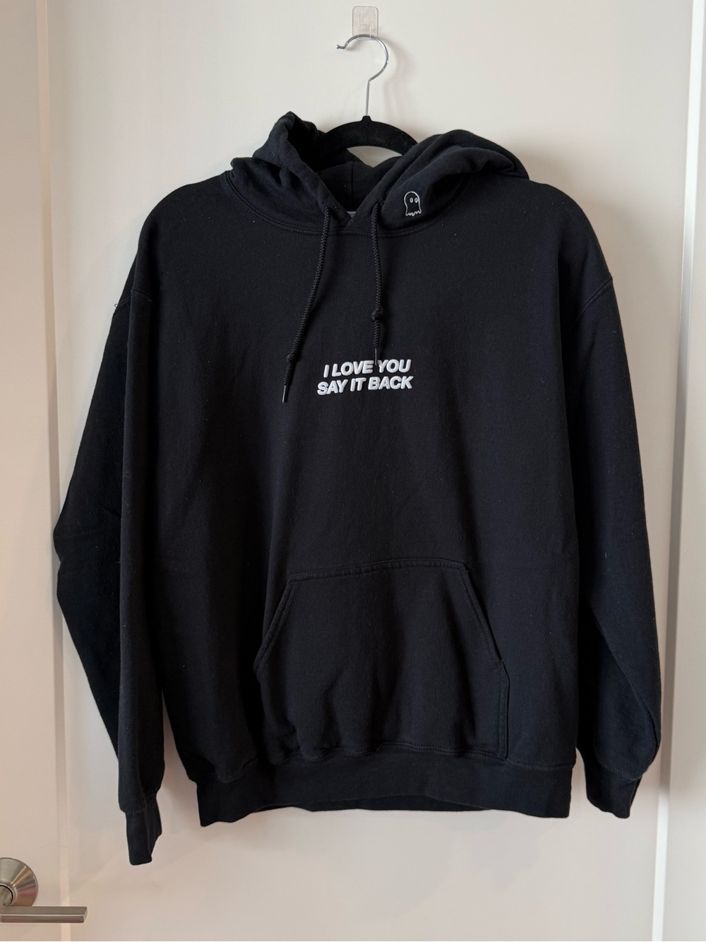 Black LONELY GHOST Hoodie
